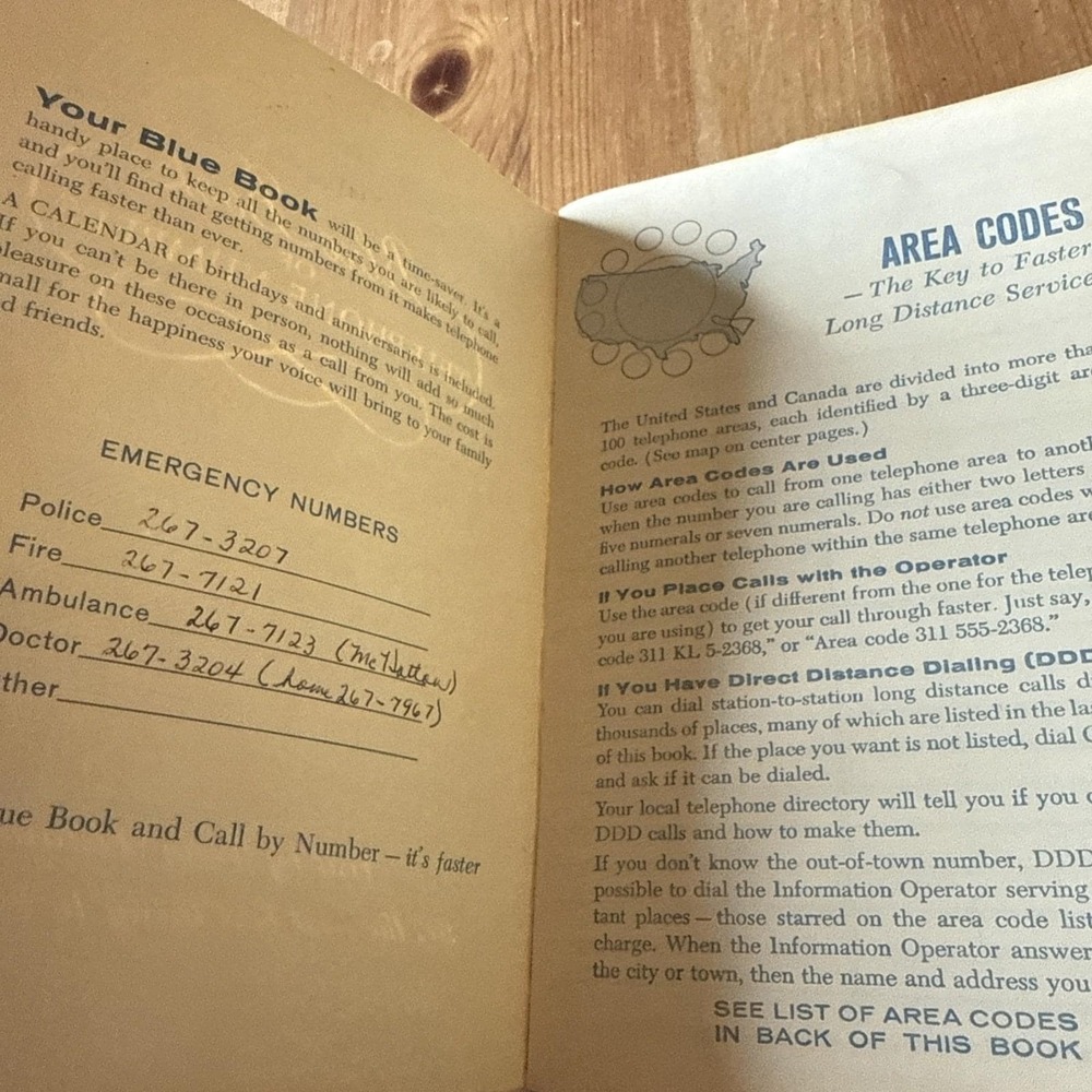 Blue Book of Telephone Numbers Northwestern Bell Telephone Company Ephemera - Picture 7 of 10